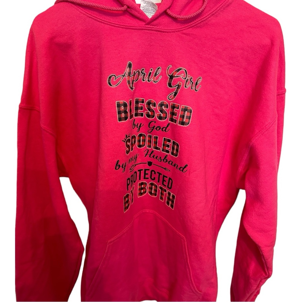 April Girl Hot Pink Hoodie